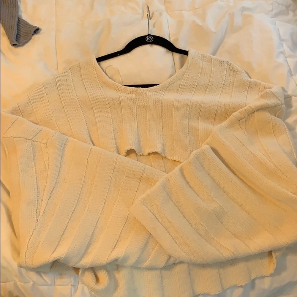 Urban outfitters loose cream sweater